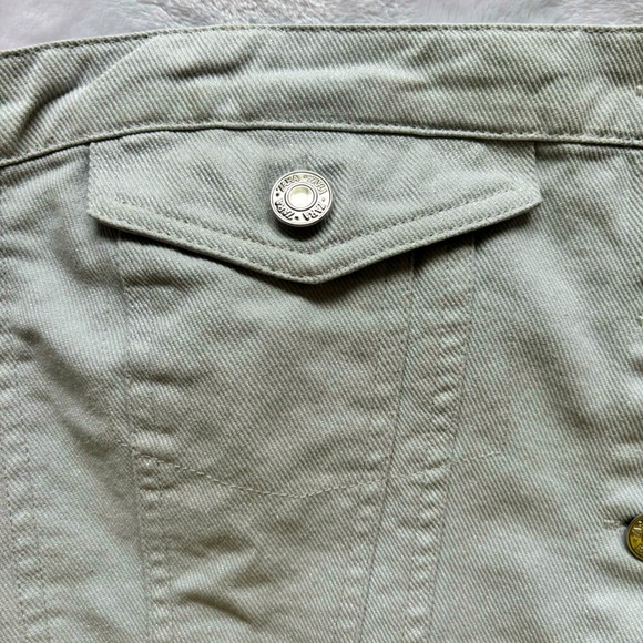 ZARA Top Strapless Silver Blue Denim Corset Style Tube Top—NWT—XXL - Picture 11 of 16